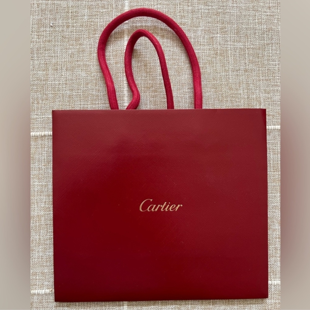 Brand New Cartier Red Gift Bag presentation of Clash de Cartier Ring - Picture 1 of 5